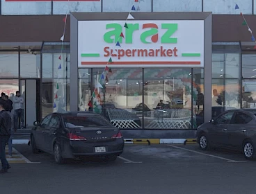 Hövsan qəsəbəsində yeni “Araz Supermarket” fəaliyyətə başladı (27.02.2021)