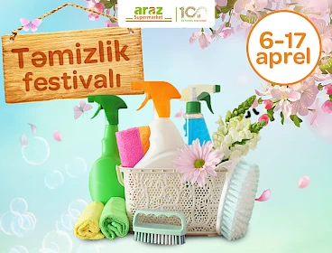 "Araz"da təmizlik festivalı ( 6-17 aprel 2021 )