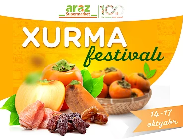 "Araz"da Xurma festivalı ( 14-17 oktyabr 2021 )
