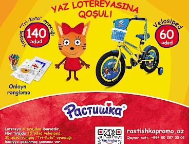 “Rastişka” və “Araz” Supermarketdən şad xəbər!