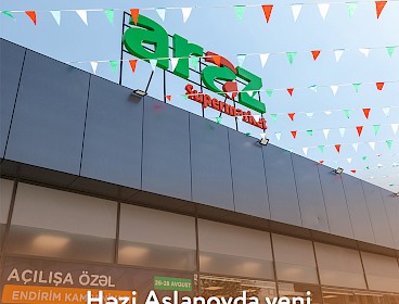 Новый супермаркет "Араз" в Ази Асланове! (26.08.2023)
