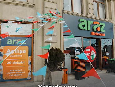 Our "Araz" Khatai minimarket branch is now at your service!