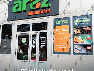 Our "Araz" Pirallahi minimarket branch is now at your service!