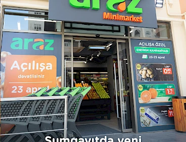 Sumqayıtda yeni "Araz" Minimarket