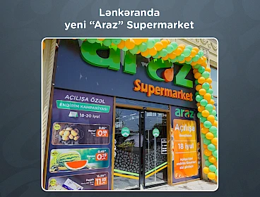 Lənkəranda yeni “Araz” supermarket