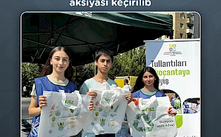 “Tullantıları ekoçantaya dəyiş” aksiyası keçirilib.