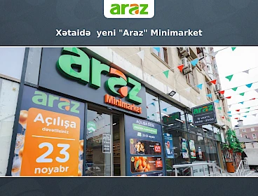 Xətaidə yeni "Araz" Minimarket