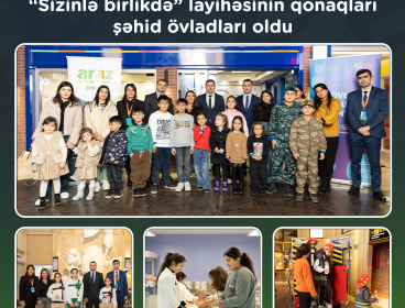 “Sizinlə birlikdə” layihəsinin qonaqları şəhid övladları oldu