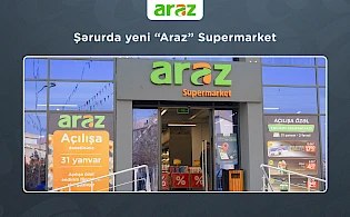 Şərurda yeni "Araz" Supermarket (31.01.2025)