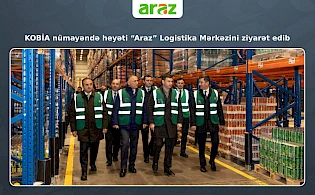 KOBİA nümayəndə heyəti “Araz” Logistika Mərkəzini ziyarət edib