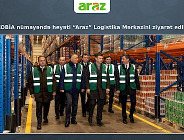 KOBİA nümayəndə heyəti “Araz” Logistika Mərkəzini ziyarət edib