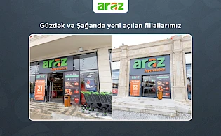 Güzdək və Şağanda yeni açılan filiallarımız