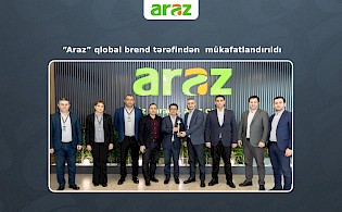 “Araz” qlobal brend tərəfindən  mükafatlandırıldı