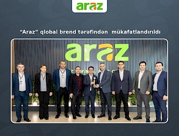 “Araz” qlobal brend tərəfindən  mükafatlandırıldı